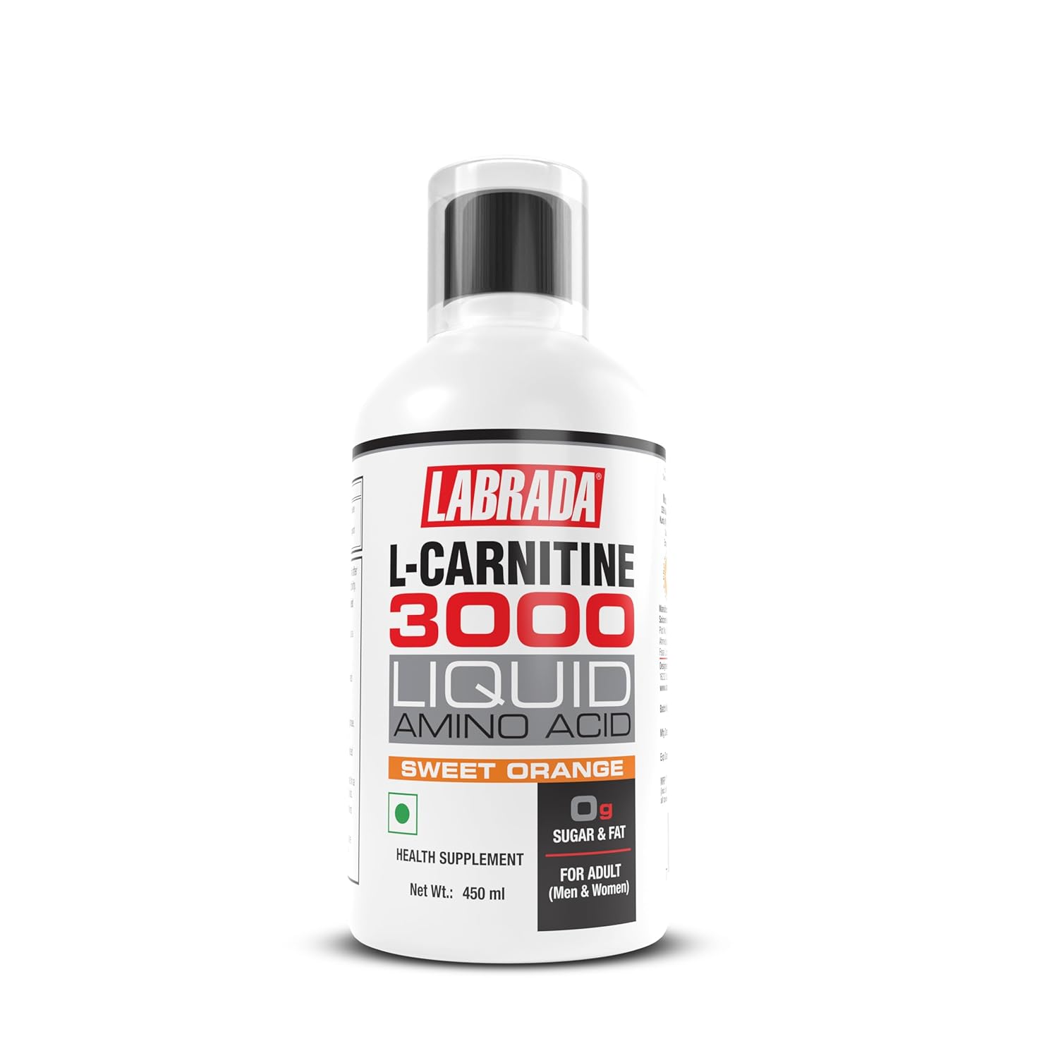 Labrada L-Carnitine Liquid (Double Strength L-Carnitine 3000mg Per Serving)