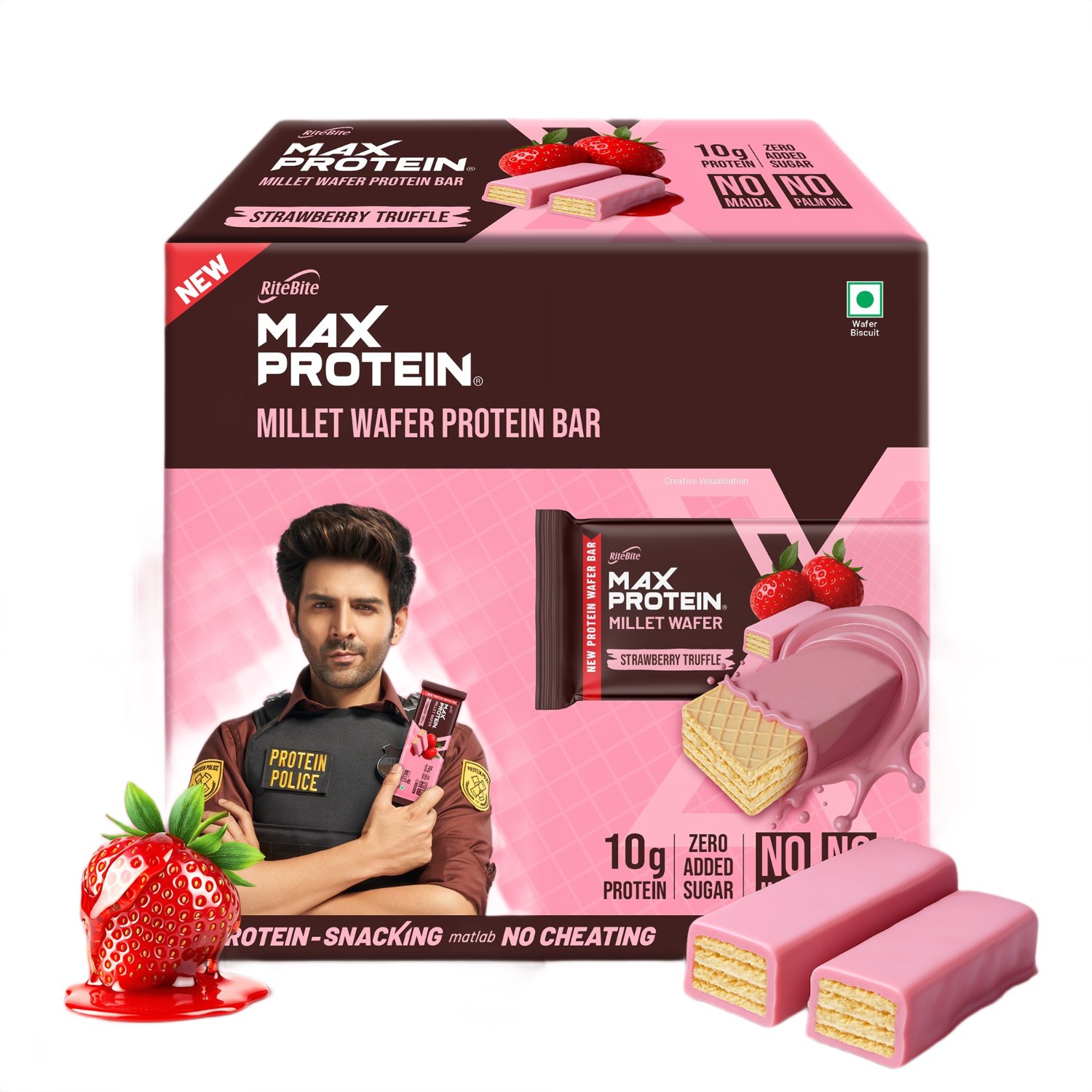 RiteBite Max Protein Millet Wafer Protein Bar