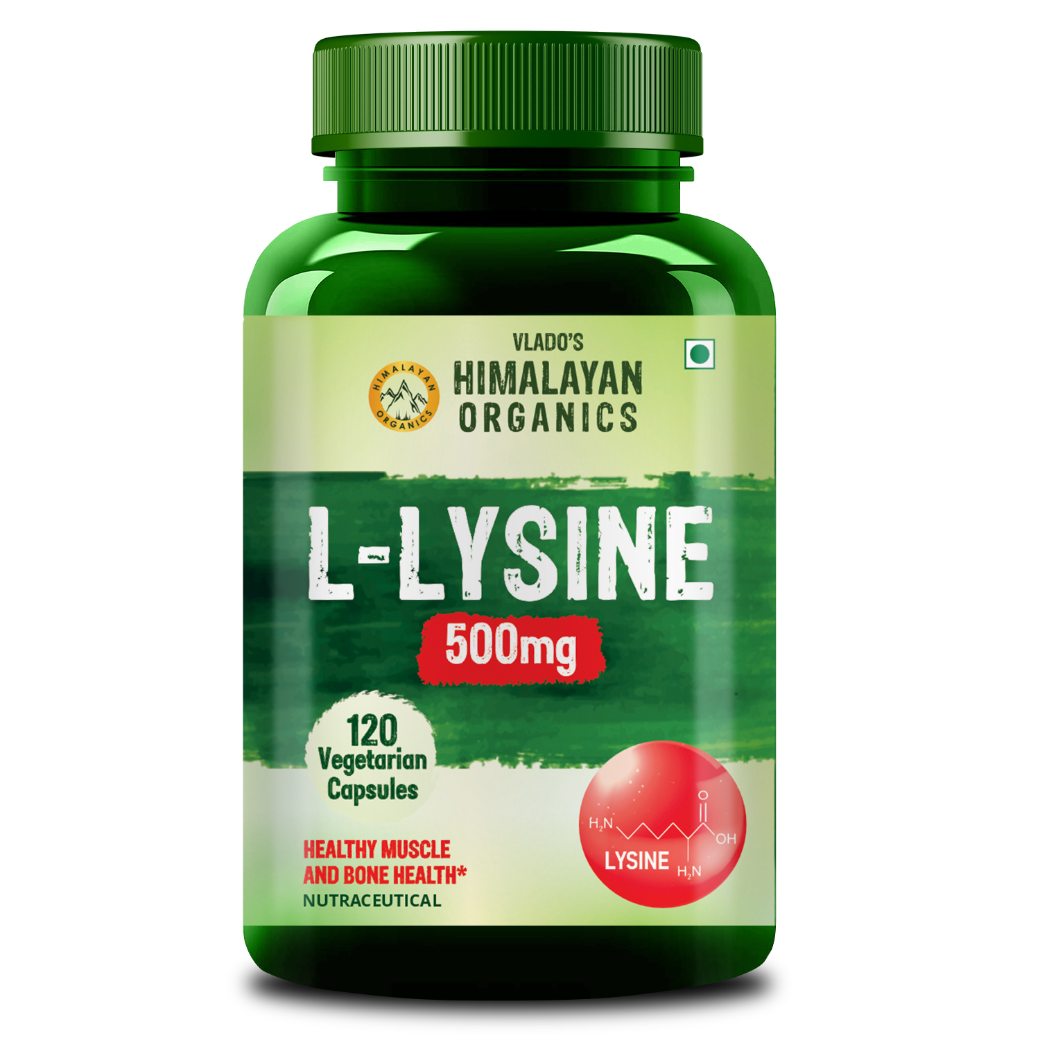 Vlado's Himalayan Organics L-Lysine 500mg